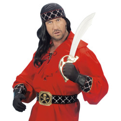 Pirátske rukavice pre dospelých